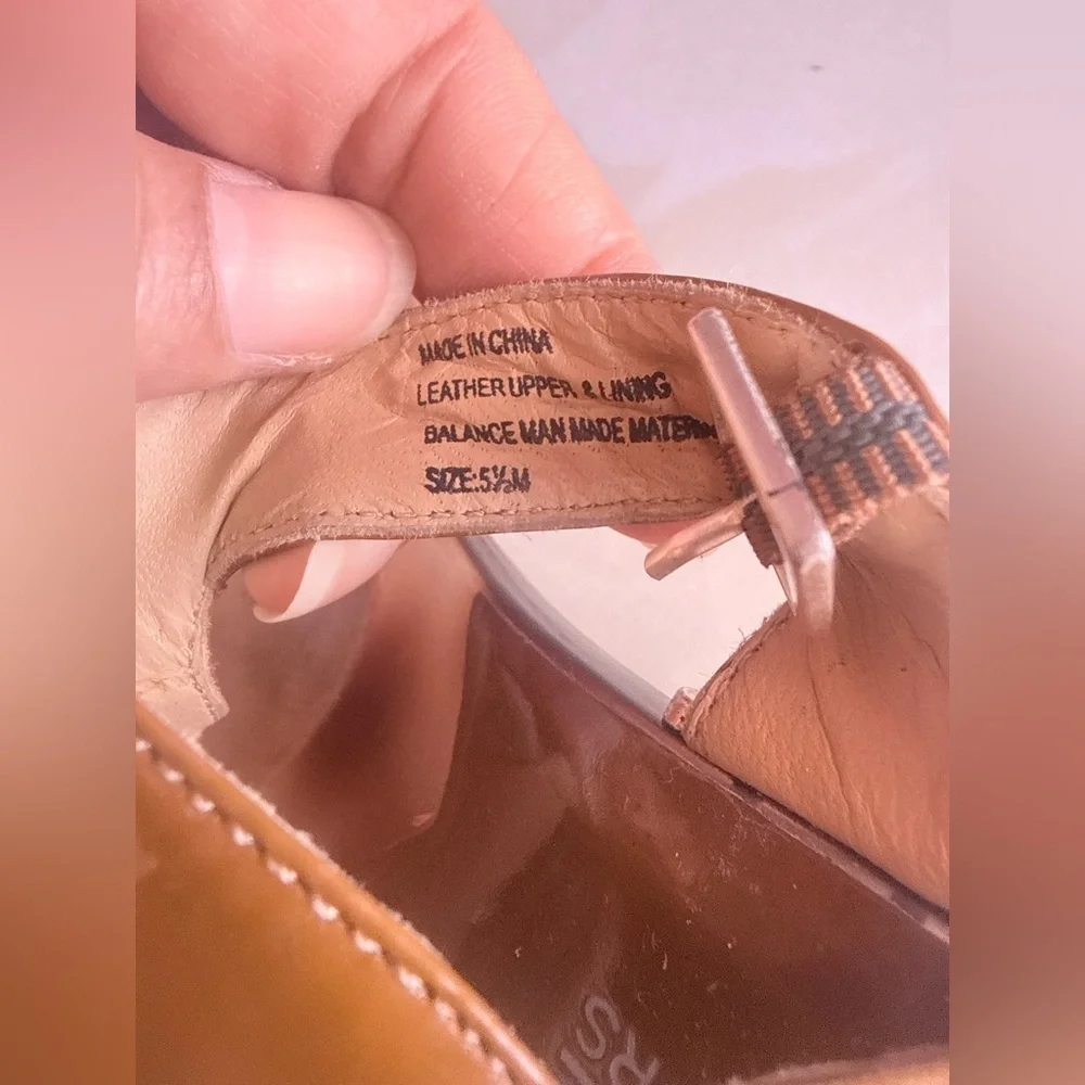 Stylish Brown High Heel Sandals pair of brown Michael Kors platform sandals. 5.5